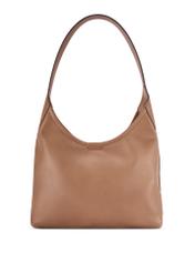 Camel medium women's handbag TOREC-1200-1D(W26), product view from the back on a white background.