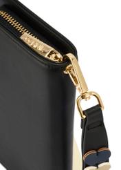 Black large wallet with decorative handle POREC-0417-99(Z25)