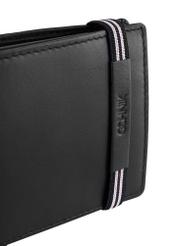 Men's leather wallet with elastic band PORMS-0517-99(W24)-06