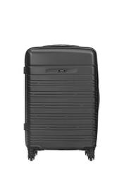 Medium suitcase on wheels WALAB-0083-99-24(W26) - front view of the product, on a white background.