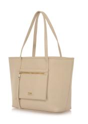 Women's leather shopper bag TORES-0925-81(W23)-02