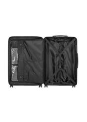 Large suitcase on wheels WALAB-0073-2X-28(W26), product view inside on white background.