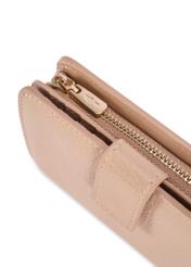 Medium Beige Leather Women's Wallet PORES-0896R-1B(W26)