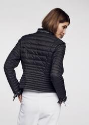 Women's quilted jacket with ribbons KURDT-0294-99(W23)-03