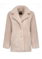 Women's oversize wool fur coat FUTDW-0015-81(Z22)-06