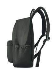 Black men's backpack TORMN-0383-99(Z25), side view of the product on a white background.