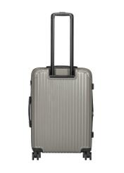 Set of hard suitcases on wheels 19"/24"/28" WALAB-0073-2X(W26), product view from the back on a white background.