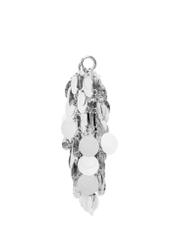 Silver women's handbag with sequins TOREC-1085-91(Z25), side view of the product on a white background.