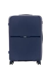 Large suitcase on wheels WALPP-0026-7D-28(W26), front view of the product on a white background.