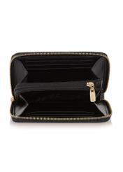 Women's gold leather wallet PORES-0836C-28(W23)-04