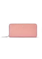 Large pink leather women's wallet PORES-0800F-31(W25)