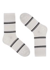 Set of women's long socks ZESDT-0048-00(Z26), front view of one pair of product on a white background.