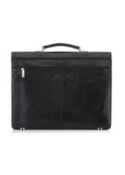 Black leather document folder VB-203A-99(KS)-04