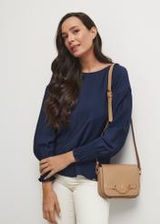 Women's leather postbag TORES-0917-81(W23)-06