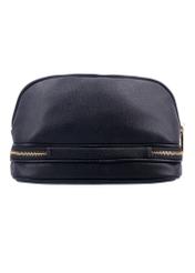 Black women's cosmetic bag TOREC-1348-9I(Z26), back view of the product on a white background.