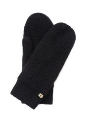 Women's black gloves with one finger REKDT-0026-99(Z23)-01