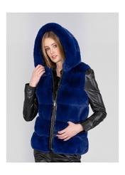 Cobalt women's hooded vest KAMDT-0019-61(Z20)-01