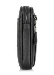 Men's embossed leather pouch PORMS-0515A-99(W23)-02