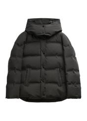 Women's jacket with natural filling KURDT-0702-99(Z26), front product view on white background.