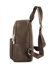Dark brown women's backpack TOREC-0996-1H(Z26)