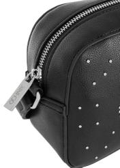 Black women's handbag with jet logo TOREC-0833-99(Z23)-06