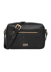 Small black women's messenger bag TORES-1427-9I(Z26), front product view on white background.