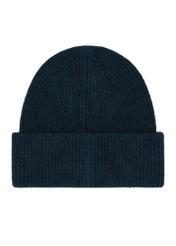 Dark green women's wool blend hat CZADT-0201-8C(Z26), back view of the product on a white background.