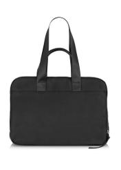 Three compartment black briefcase for women TOREN-0276-99(W24)-04