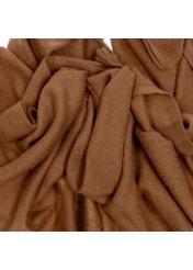 Cashmere caramel scarf for women SZADT-0093-24(Z24)-03