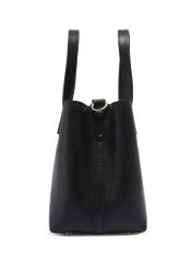 Small women's leather handbag TORES-1359-9I(Z26). Side view on a white background.