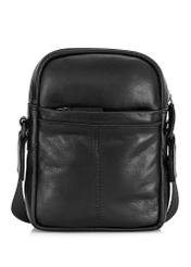 Black leather men's bag TORMS-0433-99(Z24)-04