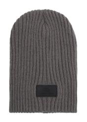Graphite men's winter hat CZAMT-0011-91(Z25), front product view on white background.