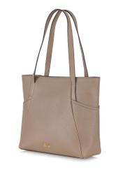 Beige leather handbag for women TORES-0980-81(W24)-02