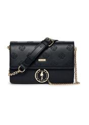 Black women's handbag with monogram TOREC-0536B-99(W25)-02