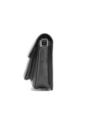Black women's messenger bag TOREC-1072-99(Z25), side view of the product on a white background.
