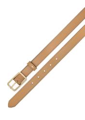 Beige leather women's belt PASDS-0307-1C(W26)