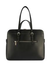 Black women's laptop bag TOREC-1108-99(Z25), product view from the back on a white background.