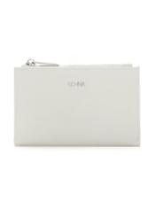 Medium cream women's wallet POREC-0428-0B(W26), front product view on white background.