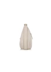 Beige leather women's hobo bag TORES-1041O-81(Z24)-03