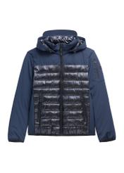 Dark navy men's quilted jacket KURMT-0429-7E(Z26)