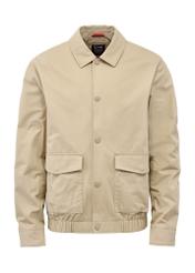 Beige men's transition jacket KURMT-0365-82(W25), front product view on white background.