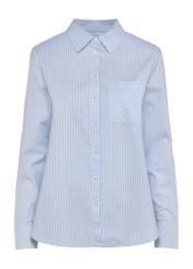 Cotton women's striped shirt KOSDT-0156-31(W25)-06