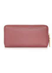 Pink leather women's wallet PORES-0800E-31(Z24)-04