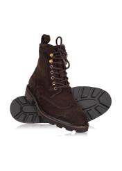 Brown leather men's boots BUTYM-0447-90(Z23)-04