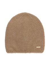 Beige winter women's hat CZADT-0199-82(Z24)-01