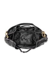 Black leather bag for women TORES-1010-99(W24)-05