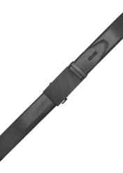 Leather black men's belt PASMS-0269-99(W26)