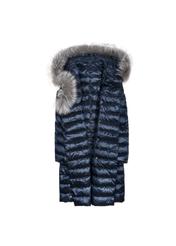 Granatowa puchowa kurtka damska KURDT-0131-69(Z20)-05