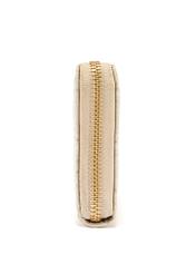 Large leather cream women's croco wallet PORES-0955-12(W25)