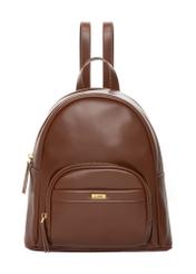 Light brown women's backpack TOREC-1263-1G(Z26), front product view on a light background.